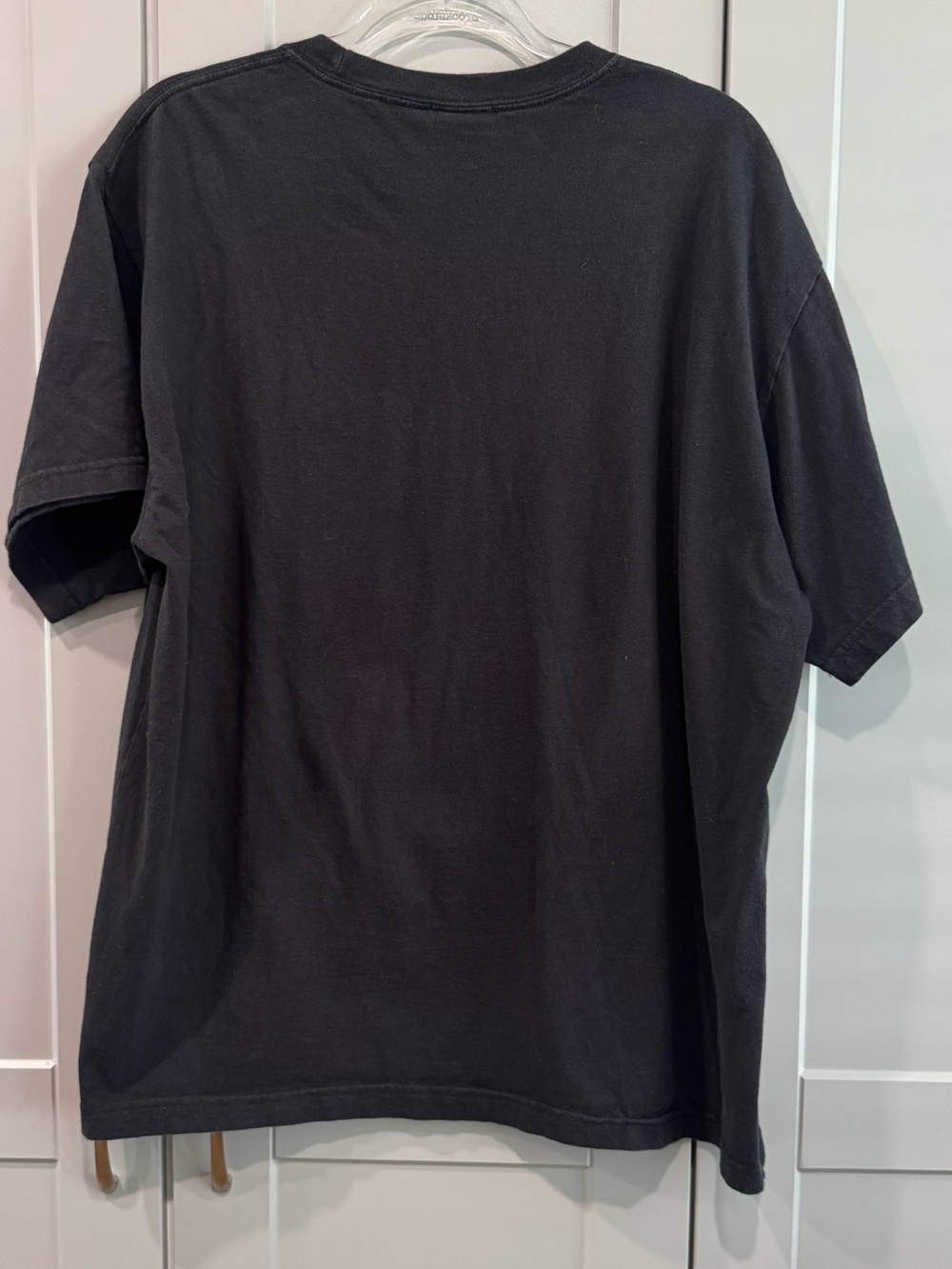 adidas Men’s Black Graphic Logo T-Shirt with Yellow Print - Picture 4 of 4